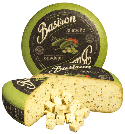Basiron Jalapeño 50+, Stück und Würfel, Basiron Käse kaufen bei Kaasdok.nl