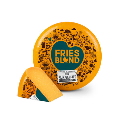 Friesblond oud, wiel en punt, Friesblond kaas kopen bij Kaasdok.nl