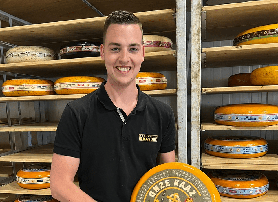 Arjan van Cromwijk of the online cheese shop says hello