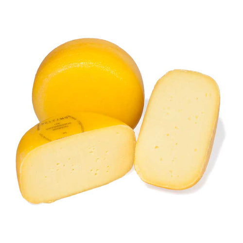 Boerenkaasje +/- 1 kg, heel kaasje met een gehalveerd kaasje en een punt, Kaasdok kaas kopen bij Kaasdok.nl