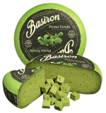 Basiron Pesto, groene pestokaas, stuk en blokjes, kaas kopen bij Kaasdok.nl