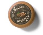 Basiron Walnut, whole wheel from above, buy Basiron cheese at Kaasdok.nl