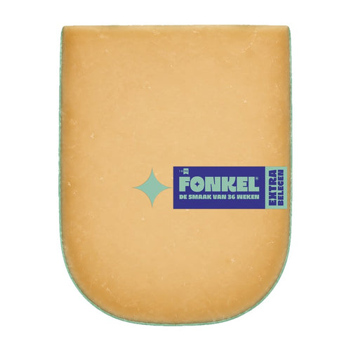 Fonkel 36 weken Extra Belegen kaas, doorsnede